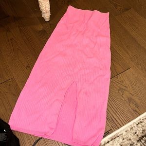 FREE PEOPLE HOT PINK SKIRT